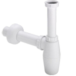 Saniclass Sifon inclusief muurbuis en rozet wit OUTLET STORE14524