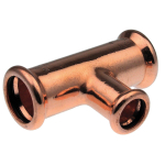 Vsh Xpress verloop t-stuk 22 x 28 x 22 mm pers 7128 koper SW99696