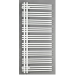 Zehnder Yucca handdoekradiator 130.4x57.8cm 599watt Staal Wit glans SW68257