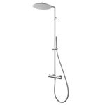 Royal plaza Thetis regendoucheset met thermostaatkraan inclusief hoofddouche en handdouche chroom SW227741