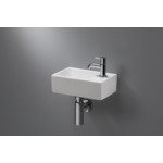 Royal Plaza Capella fontein 30,5x19x11 cm 1 kraangat links wit SW158652