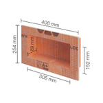 Schluter inbouwnis 305x152mm SW241621