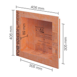 Schluter inbouwnis 305x305mm SW241622
