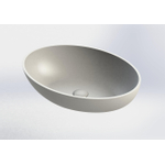 Royal plaza Cinea opzetwastafel 57x40,5cm z/kraangat z/overl. mat wit SW396040