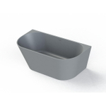 Royal Plaza Violeta Bad - half vrijstaand - 160x70cm - beton grijs SW1075511