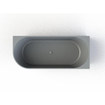 Royal Plaza Violeta Bad - hoekbad - 180x80cm - hoek rechts - beton grijs SW1075502