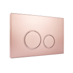 Starbluedisc Doppio bedieningsplaat voor Geberit UP100/UP320/UP720 reservoir rose gold SW681500