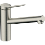 Hansgrohe Zesis eengreeps keukenmengkraan 150 1jet rvs look SW730028