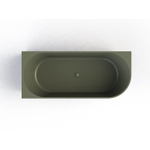 Royal Plaza Violeta Bad - hoekbad - 180x80cm - hoek links - mat groen SW1075487