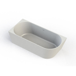 Royal Plaza Violeta Bad - hoekbad - 160x70cm - hoek links - mat wit SW1075485