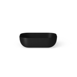 Looox sink collection opzet waskom rechthoekig 45x32,5cm matt black SW788175