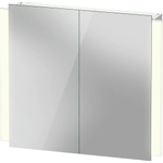 DuravitKetho 2spiegelkast met 2 deuren met led verlichting en wastafelverlichting80x70x15.7cmmet sensorschakelaarwit SW773901