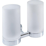 Duravit Starck T Tandenborstelhouder - dubbel - matglas - chroom SW788788
