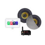 Aquasound N-Joy Connect n-joy connect badkamerradio - controller (ipx7) - wand lader - samba speakerset mat chroom - bluetooth versterker / 50 watt / 230v/12v SW810673