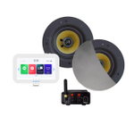 Aquasound N-Joy Connect n-joy connect badkamerradio - controller (ipx7) - wand lader - zumba speakerset bluetooth - wifi-audio versterker / 70 watt / 230v/24v SW810597