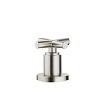 Dornbracht Tara stopkraan voor staande montage inclusief rozet 1/2 platina mat 0480213