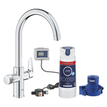 GROHE Blue pure baucurve C-uitloop ultrasafe filter starterkit chroom SW862652