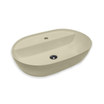 Royal Plaza Kolor opzetwastafel 57x38cm ovaal m/kraangat zand SW795799