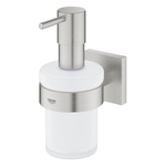 GROHE Start Cube Zeepdispenser - 160ml - met houder - vierkant - supersteel SW878150