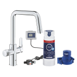 Grohe Blue pure start keukenmengkraan met filterfunctie C-uitloop chroom SW878200
