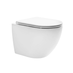 QeramiQ Cyclone Wandclosetpack - 37x52cm - diepspoel - cycloneflush - spoelrandloos - softclose zitting - glans wit SW878080