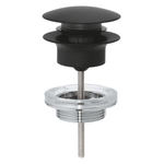 Grohe afvoergarnituur push-up phantom black SW901517