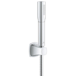 GROHE Grandera Stick Handdoucheset - 1 straalsoort - staaf - met houder - metalen slang - 150cm - chroom SW930037