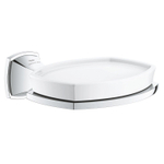 GROHE Grandera Zeepschaal - met houder - wandmontage - chroom SW930530