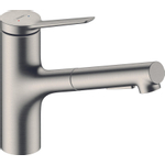 Hansgrohe Zesis keukenkraan 150 2jet sbox stainless steel finish SW918551