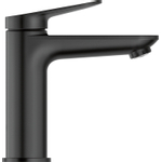 Duravit Wave Wastafelmengkraan - m-size - eengreeps - zonder waste - voorsprong 12.2cm - zwart mat SW962395
