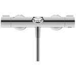 Duravit Wave Badthermostaat - omstel - koppelingen - HOH=15cm - chroom glans SW962407