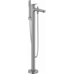 Duravit Wave Badmengkraan - vrijstaand - 2 functies - voorsprong 22.5cm - eengreeps - RVS geborsteld SW997649