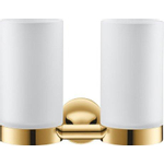 Duravit Starck T Tandenborstelhouder - dubbel - matglas - goud gepolijst SW997764