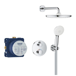 GROHE Grohtherm Perfect Tempesta Doucheset - inbouw thermostaat - hoofddoucheset - 25cm - chroom SW1077322
