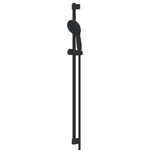 GROHE Tempesta 110 Glijstangset - 90cm - ronde handdouche - 2 straalsoorten - gladde doucheslang - mat zwart SW1077242