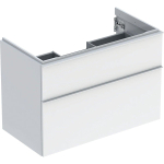 Geberit iCon wastafelonderkast 88.8x61.5x47.6cm 2 lades met softclose Spaanplaat Wit SW568524