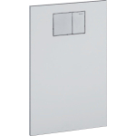 Geberit UP320 bedieningplaat, 2-toets spoeling frontbediening voor toilet 38x59cm wit 0700156