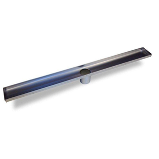 Aco Showerdrain c douchegoot 98,5x7x1.8cm hoog zonder vloerflens rvs