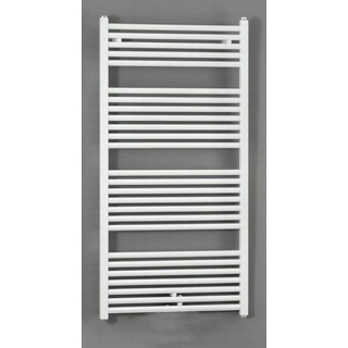 Zehnder Zeno handdoekradiator 150.8x45cm 646watt Staal Wit glans