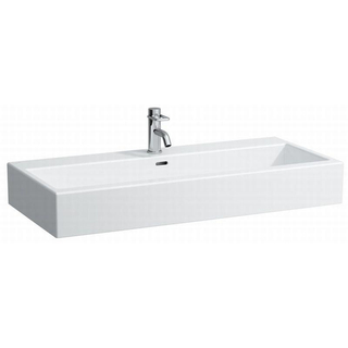 Laufen Living City opzetwastafel 100x46x15.5cm 1 kraangat met overloop keramiek wit