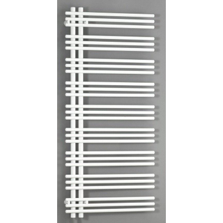 Zehnder Yucca handdoekradiator 130.4x37.8cm 430watt Staal Wit glans