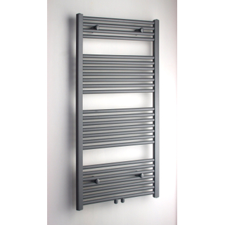 Royal Plaza Sorbus r radiator 50x120 n25 420w recht met midden aansluiting grijs metallic TWEEDEKANS