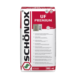 Schonox Uf-premium Slibbare,universele flexvoeg 5 Kg.Zilvergrijs