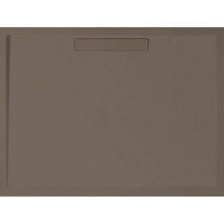 Villeroy & boch Squaro douchebak120x90x1,8cm met afvoer + frame bruin SHOWROOMMODEL