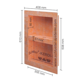 Schluter inbouwnis 305x508mm