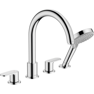 Hansgrohe Vernis Blend afdekset badkraan 211mm 4-gats chroom