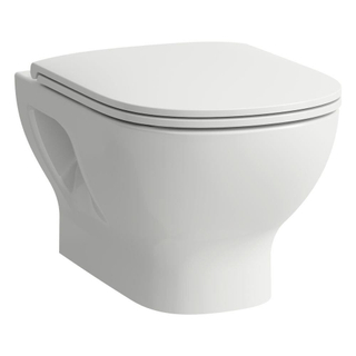 Laufen Lua toiletset 45x55x39cm zonder spoelrand zonder antikalkbehandeling Keramiek Wit