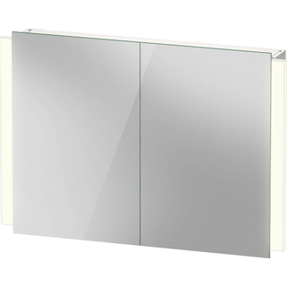 Duravit Ketho 2 spiegelkast met 2 deuren met led verlichting en wastafelverlichting 100x70x15.7cm met sensorschakelaar wit