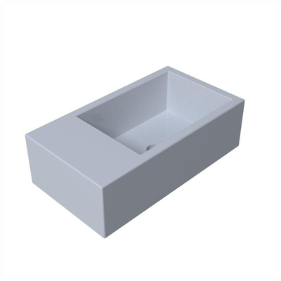 Royal Plaza Rodik fontein 40x22cm kraangat links wit glanzend