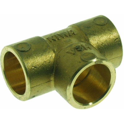 Vsh Soldeerfitting t stuk 15 mm cap. 43003.4 messing